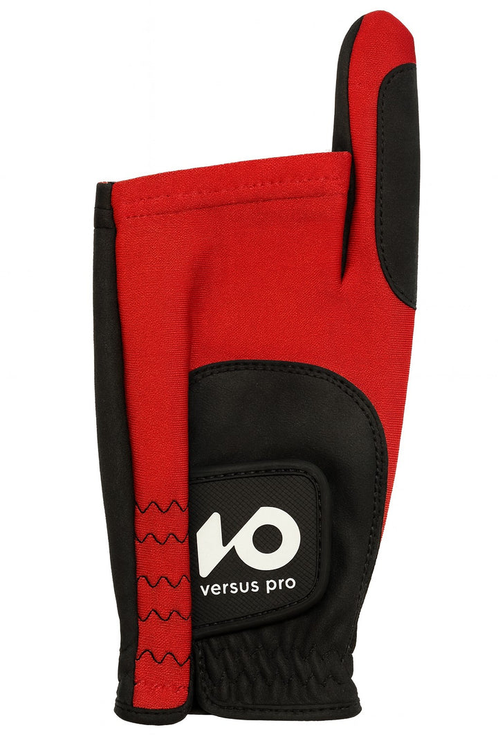 versus pro ゴルフグローブ RED の商品写真（甲側）